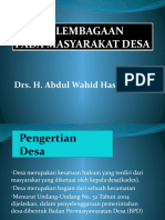 Kelembagaan Desa