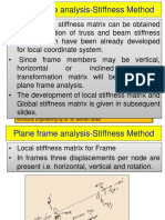 Frame Analysis-Stiffness Method