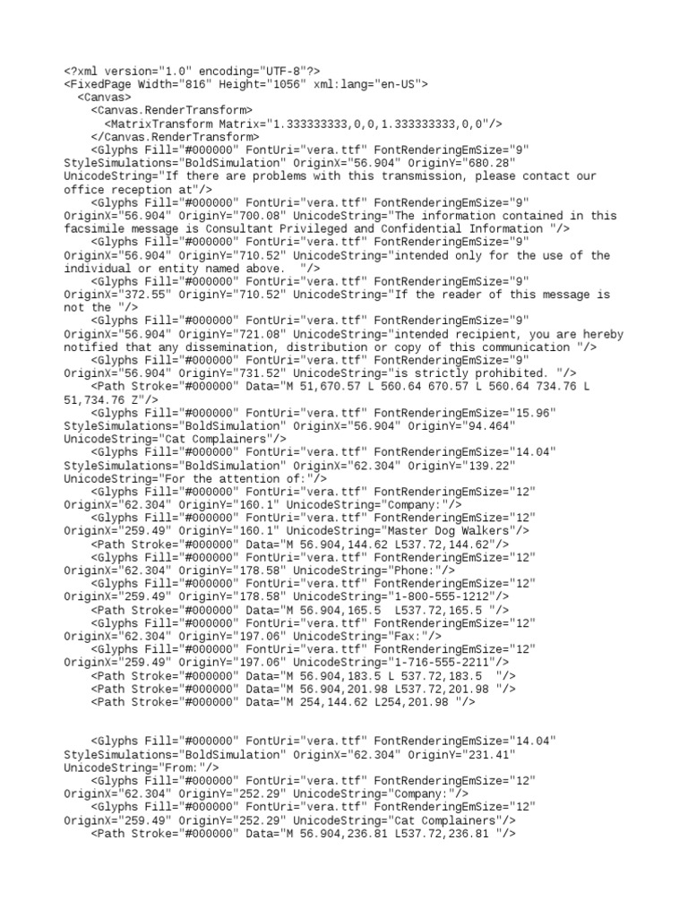 Cat Complainers Fax Message | PDF | Business | Sports & Recreation