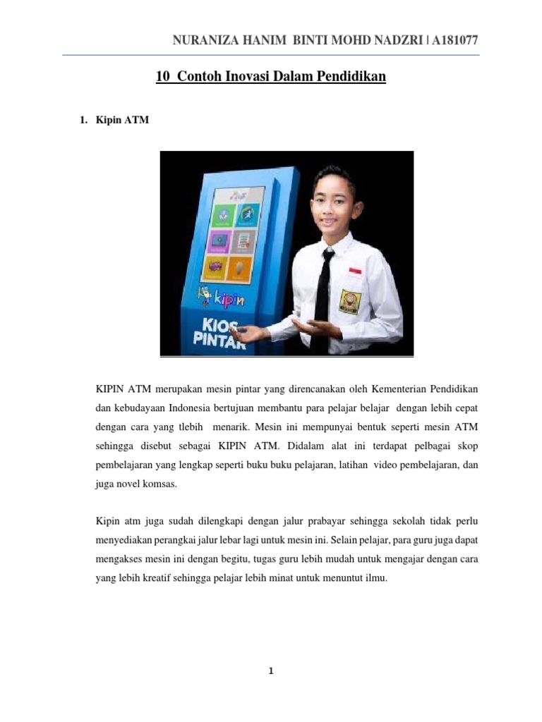 10 Inovasi Teknologi dalam Pendidikan | PDF | Ilmu Sosial | Seni