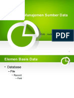 VI Manajemen Sumber Data