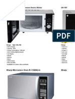 OX-77D - Mirror Microwave Oxone 20liter OX-78TS Microwave Digital Touch Screen Oxone