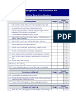 Project Portfolio Management Tool Evaluation Aid: Criteria Category 1