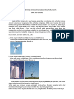 Turbin Angin Dan Cara Kerjanya Dalam Menghasilkan Listrik