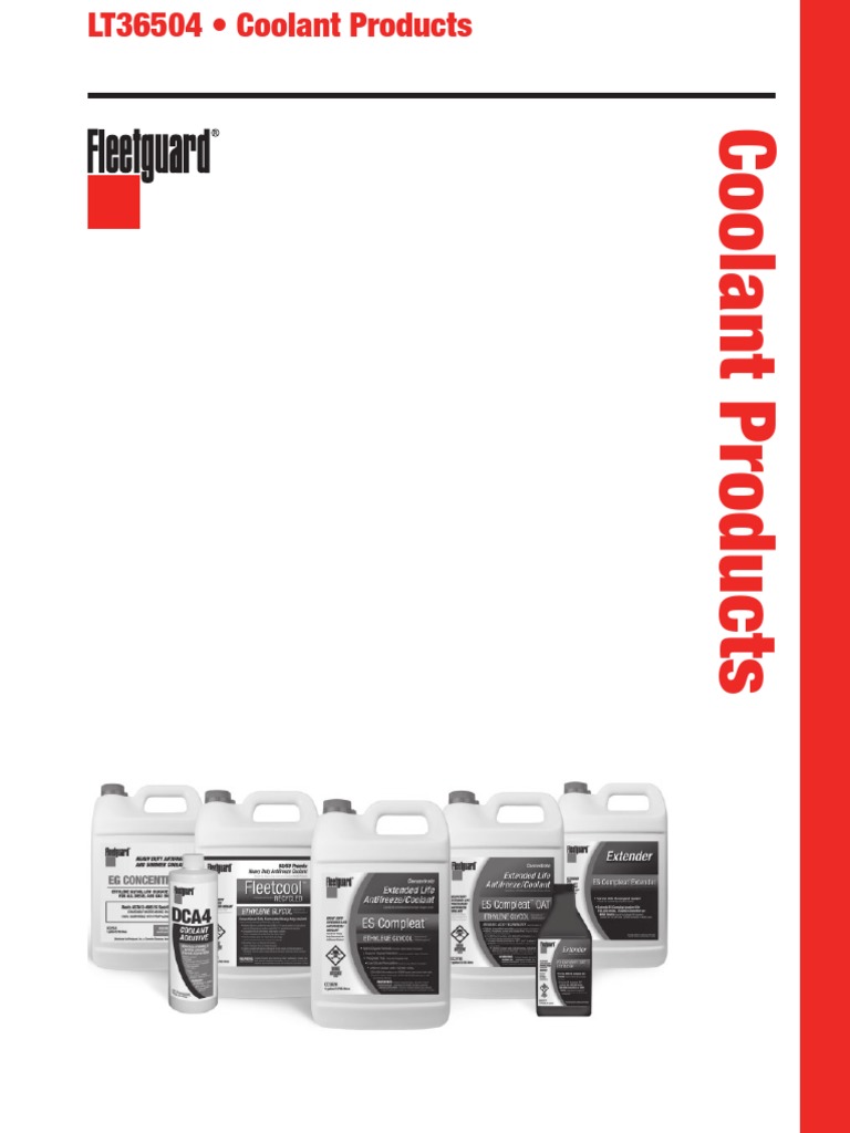 Coolant For Engine PDF Chemical Substances Chemistry