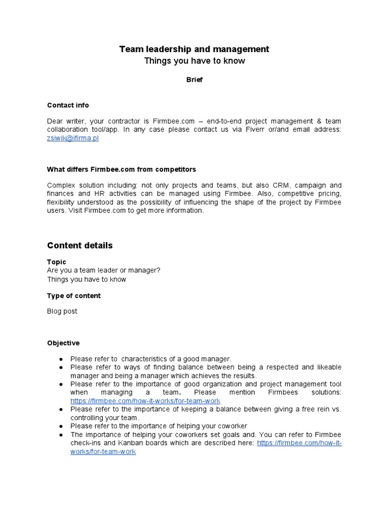 Effective Team Leadership Strategies | PDF | Search Engine Optimization ...