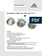 According To ADR / EN 13083, EN 13315: Loading and Discharge Couplings