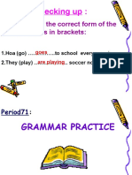 Unit 11 Grammar Practice