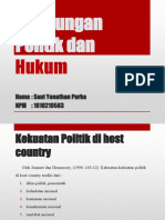 Lingkungan Politik Dan Hukum