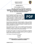 Acuerdo 015 de 2011 EOT Gutierrez