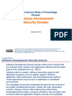 Software Development Security Domain: Cissp Common Body of Knowledge Review