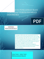 Pengaruh Pengangguran Terhadap Perekonomian Indonesia