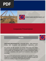 Corporate Presentation: Coastland Geotechnics LLP