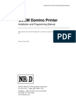 QUCM Domino Printer: Installation and Programming Manual