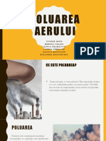 Proiect Chimie - Poluarea Aerului (Clasa A 7-A)