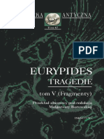 Eurypides, Tragedie, Tom V (Fragmenty)