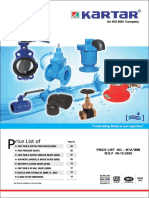 Valves: Rice List of