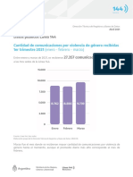 Linea 144. Datos Publicos para Infografia 1er Trimestre 2021