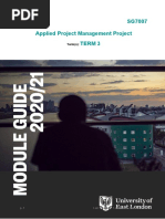 SG7007 Module Guide - 2020-21 Term 3 Applied Project Management