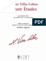 Villa-Lobos-12 Studies Edition Frederic Zigante