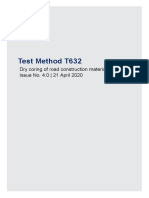 Test Method T632: Dry Coring of Road Construction Materials Issue No. 4.0 - 21 April 2020