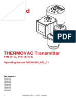 THERMOVAC Transmitter: TTR 101 N, TTR 101 N S Operating Manual 300544655 - 002 - C1