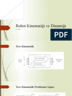 Robot Kinematiği ve Dinamiği Ders 14 09.06.2021