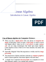 L1 - Linear Algebra - Introduction-New