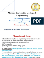 Maysan University/ College of Engineering: Thermodynamics Petroleum Engineering Dept. 2 Stage
