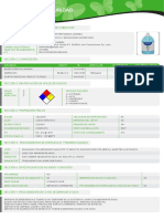 MSDS Daryza Desinfectante Limpiatodo Lavanda