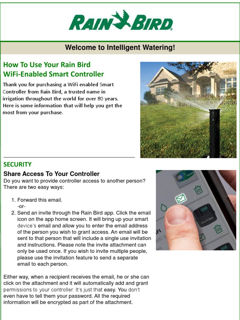 Rainbird HowTo Guide PDF Password Computer Mediated Communication