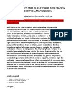 Programacion de Cuerpo de Aceleracion Sin Escaner - Documentos de Google