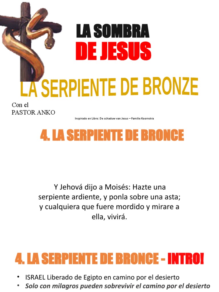 La Serpiente de Bronce y su Significado | PDF | Moisés | Cristo (título)
