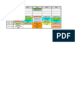 Horario 5.º W