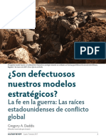 Son Defectuosos Nuestros Modelos Estrategicos