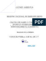 Calculo Gases de Efecto