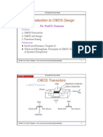 Introduction To CMOS Design: Dr. Paul D. Franzon