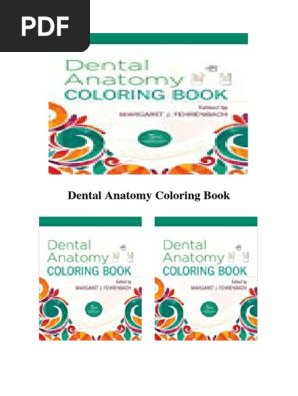 Dental Anatomy Coloring Book