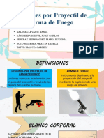 TAREA-LESIONES POR PROYECTIL DE ARMA DE FUEGO