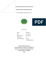 Caridokumen.com Laporan Praktikum Fisika Dasar 2 Prinsip Kerja Transformator