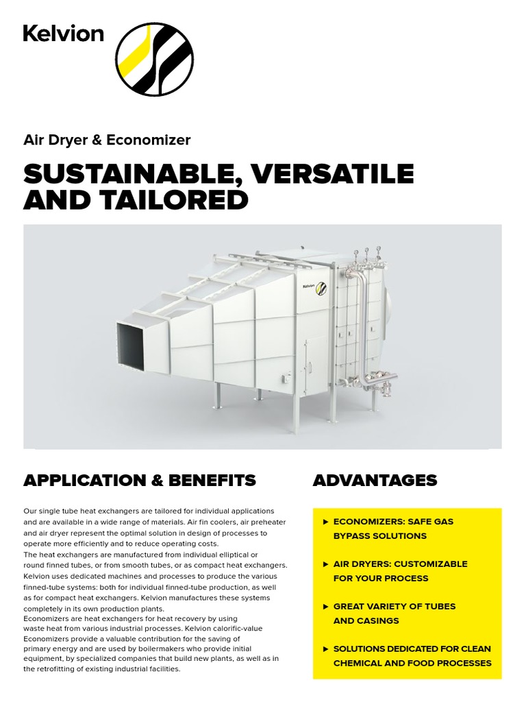 Sustainable, Versatile and Tailored Air Dryer & Economizer PDF