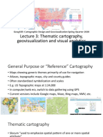Lecture 3: Thematic Cartography, Geovisualization and Visual Analytics