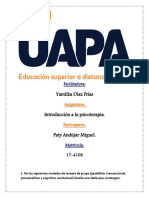 Introduccion A La Psicoterapia Tarea 6 y 7..