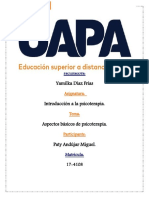 Introduccion a La Psicoterapia Tarea 1y 2