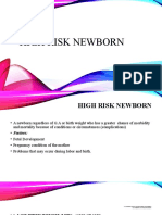 Managing High Risk Newborns