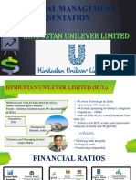 HUL Financial Ratios Analysis