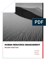 Human Resource Management: DR - Arif Khattak