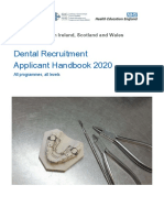 Dental Recruitment Applicant Handbook 2020
