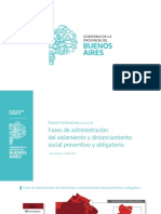 Fases de administración del aislamiento y distanciamiento social preventivo y obligatorio.
