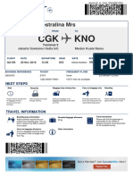 Ticket boarding pass security